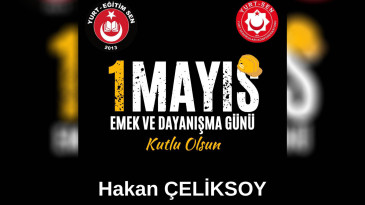Başkan Çeliksoy’dan 1 Mayıs mesajı