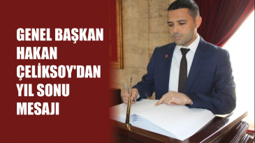 Başkan Çeliksoy’dan yıl sonu mesajı