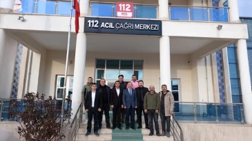 Hakan ÇELİKSOY ve Yönetiminden 112 Acil Çağrı Merkezine Ziyaret