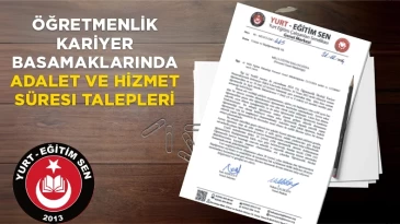 Uzman ve Başöğretmenlik Süreleri Hakkında Taleplerimiz