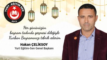 Genel Başkanımız Çeliksoy’dan Kurban Bayramı mesajı