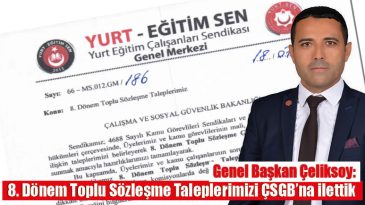 Toplu Sözleşme Taleplerimizi ÇSGB’na ilettik