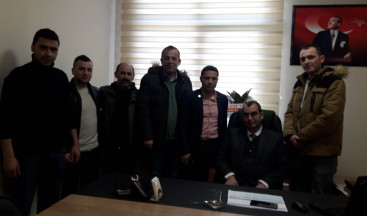 Şube Müdürü olarak atanan Sayın İÇİK’e Hayırlı Olsun Ziyareti