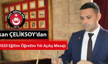Başkan ÇELİKSOY’dan 2019-2020 Eğitim Öğretim Yılı Açılış Mesajı