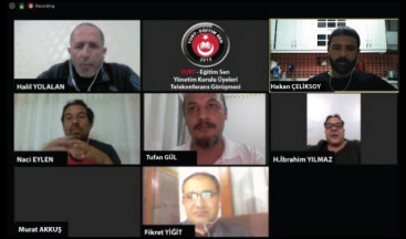Yönetim Kurulu video konferans ile toplantı gerçekleştirdi