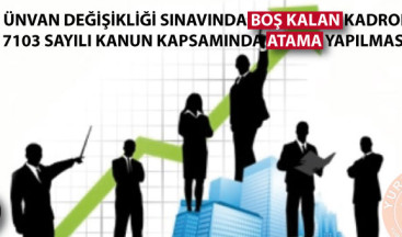 7103 Sayılı Kanun Atama Talebimiz