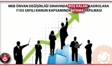 7103 Sayılı Kanun Atama Talebimiz