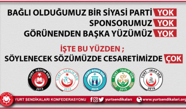 YURT SENDİKALARINA ÜYE OL