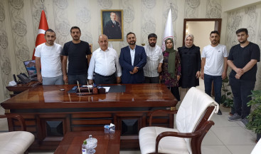 YURT – Eğitim Sen’den ERTOSUN’a Hayırlı Olsun Ziyareti.