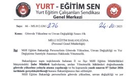 Görevde Yükselme ve Unvan Değişikliği Sınavı Hk